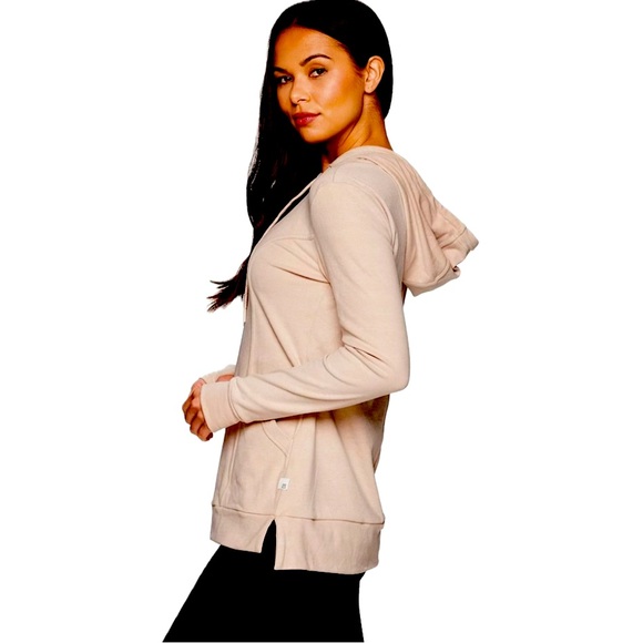 Avalanche Blush Pink Pullover Soft Micro Fleece Hoodie w Pockets Sz L NWOT - Picture 6 of 17